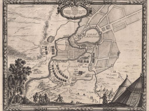 1655, Plan oblężenia Krakowa przez wojska szwedzkie