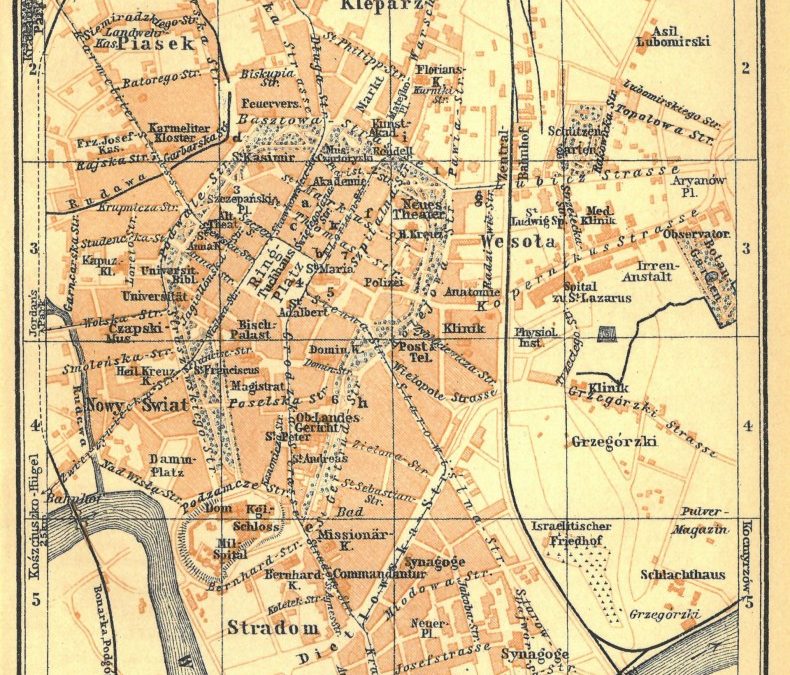 1905, Kraków wg Baedekera
