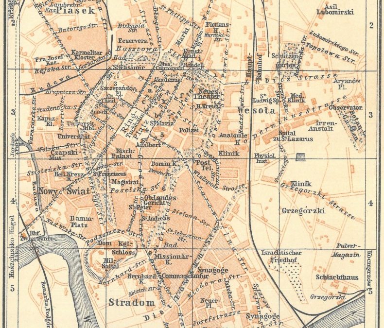 1910, Kraków wg Baedekera