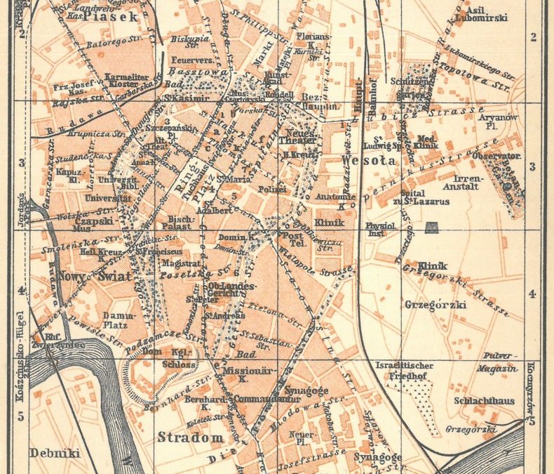1911, Kraków wg Baedekera