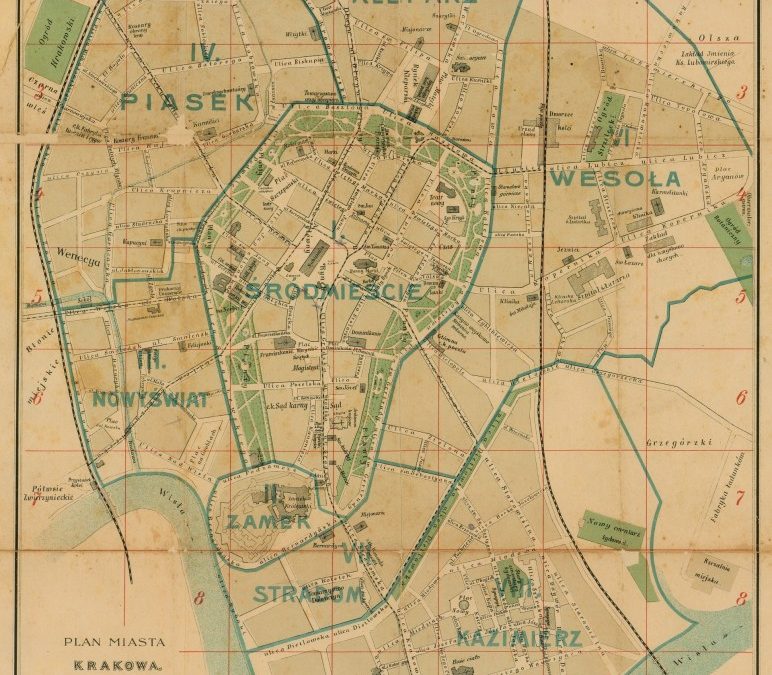 1904, Plan Miasta Krakowa J. Jezierskiego
