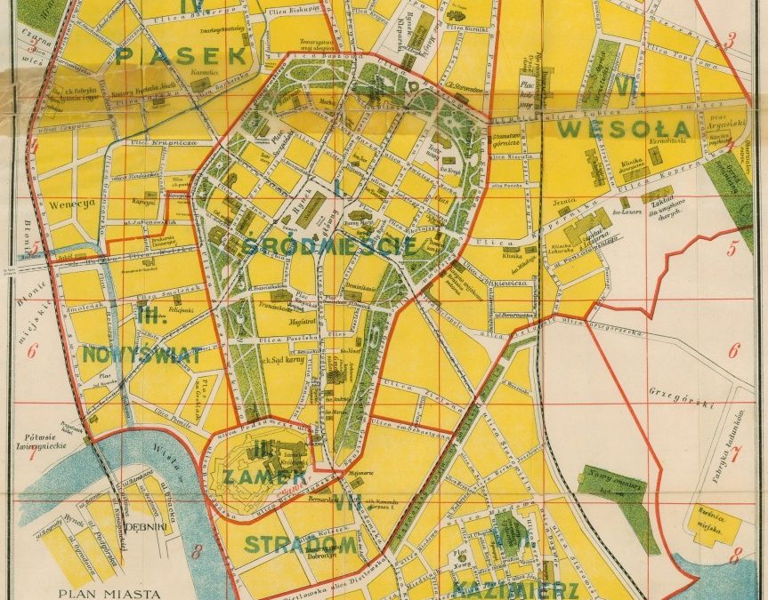 1909, Plan Miasta Krakowa J. Jezierskiego