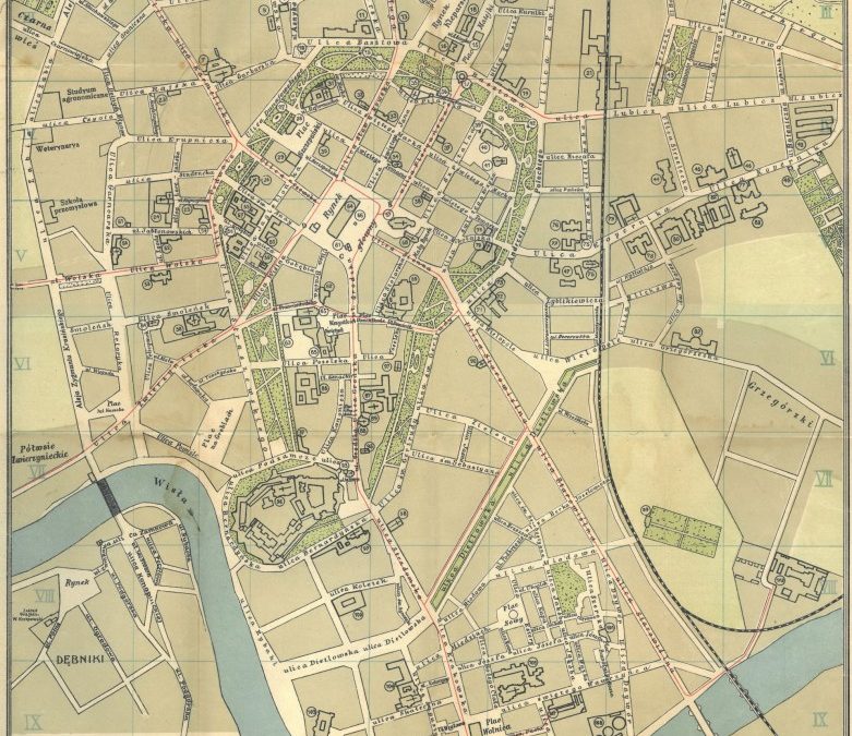 1913, Plan Miasta Krakowa J. Jezierskiego (I)