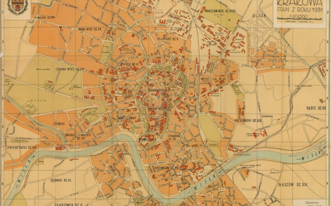 1931, Plan miasta Krakowa