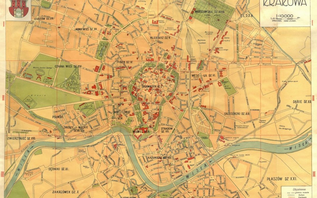 1938, Plan miasta Krakowa