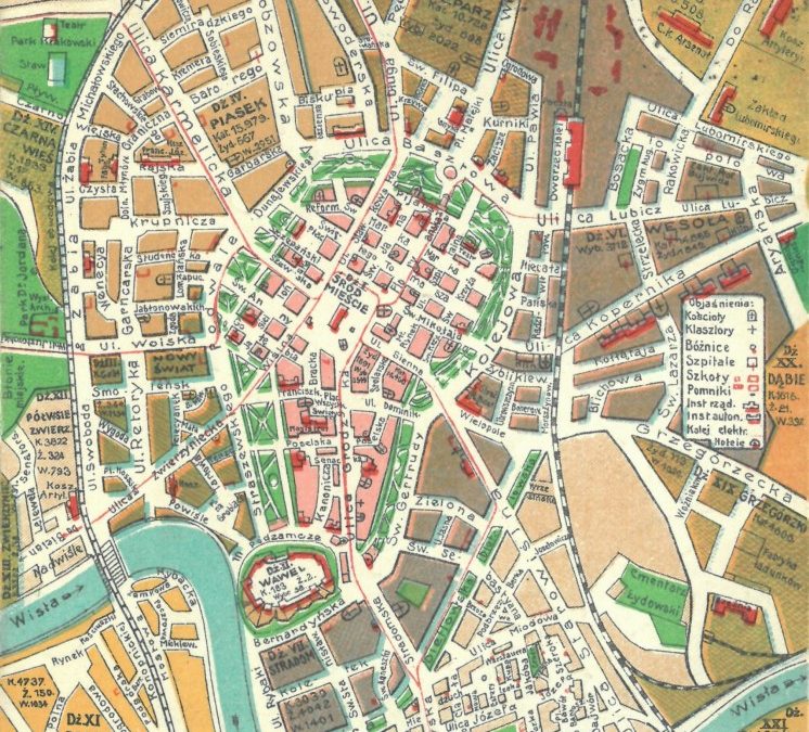 1910, Kieszonkowy Plan Wielkiego Krakowa