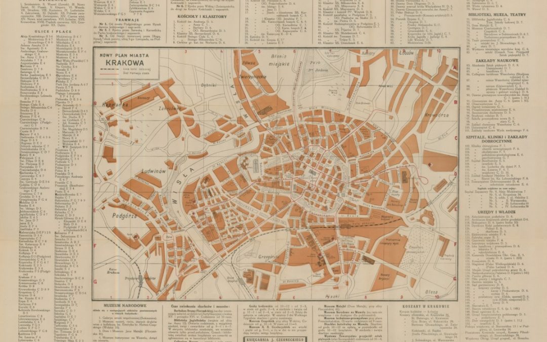1924, Nowy Plan Miasta Krakowa