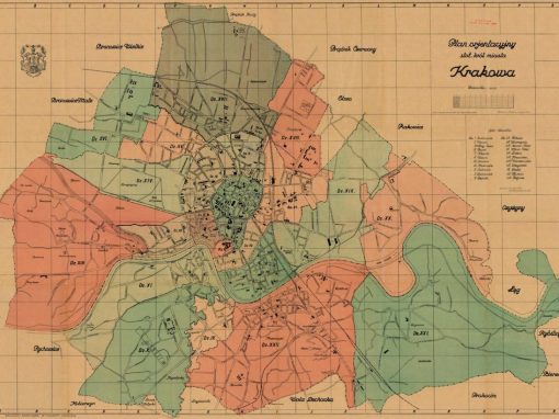 1925, Plan orientacyjny stołecznego królewskiego miasta Krakowa
