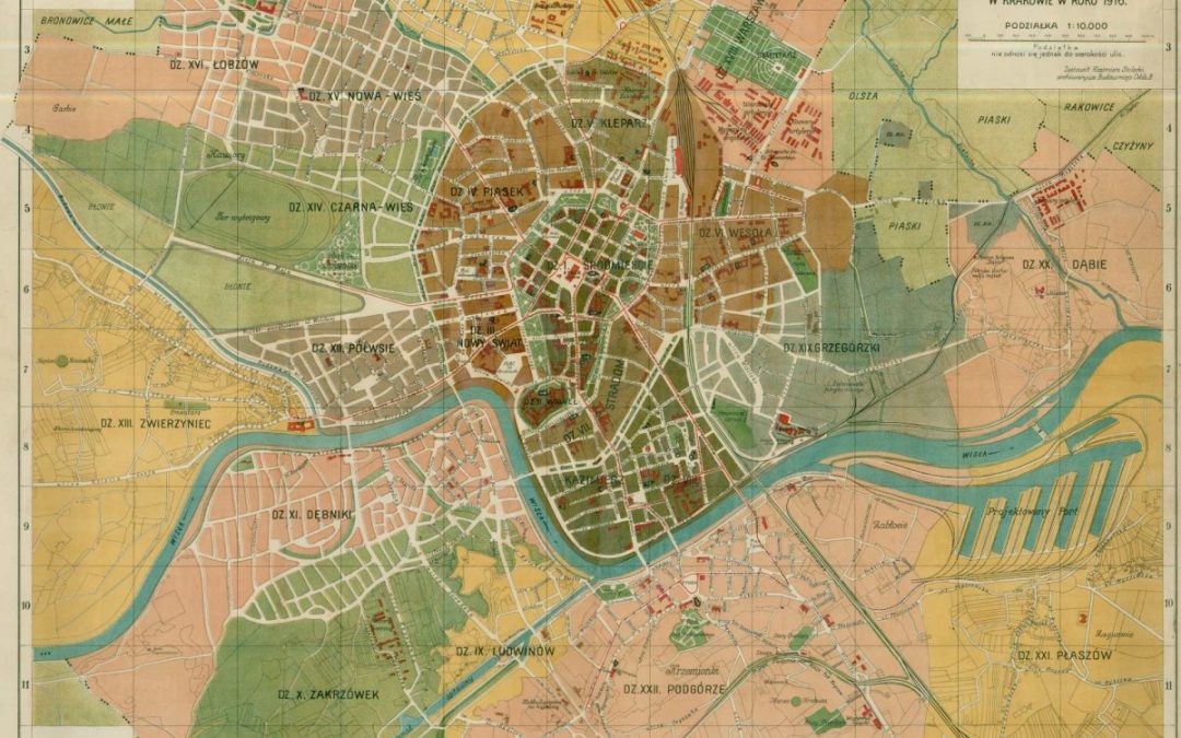 1916, Najnowszy plan stołecznego królewskiego miasta Krakowa